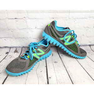 New Balance 1157 Gray/Blue/Green Running Training Sneakers WX1157GW Womens 8.5